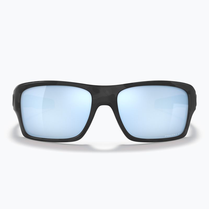 Occhiali da sole Oakley Turbine nero opaco camo/prizm deep water polarizzati 2