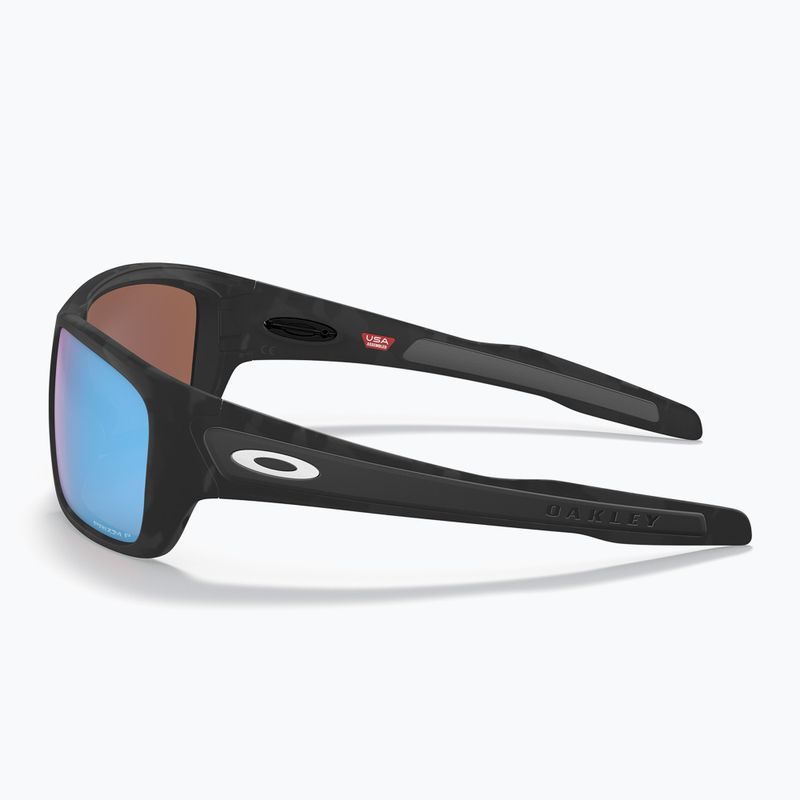 Occhiali da sole Oakley Turbine nero opaco camo/prizm deep water polarizzati 3