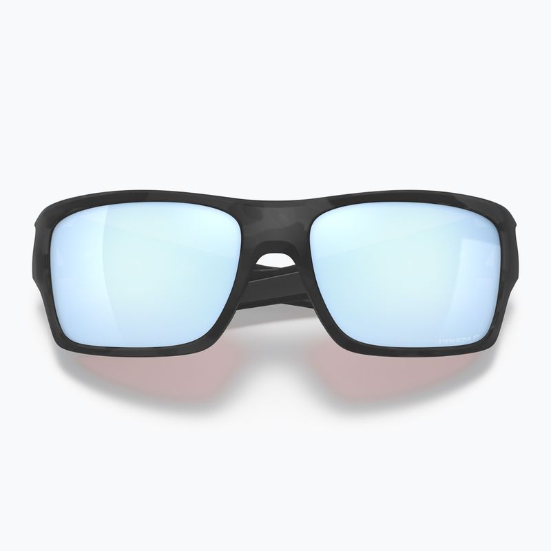 Occhiali da sole Oakley Turbine nero opaco camo/prizm deep water polarizzati 4