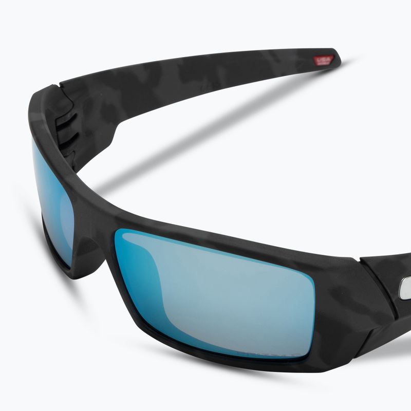 Occhiali da sole Oakley Gascan nero opaco camo/prizm deep water polarizzati 5