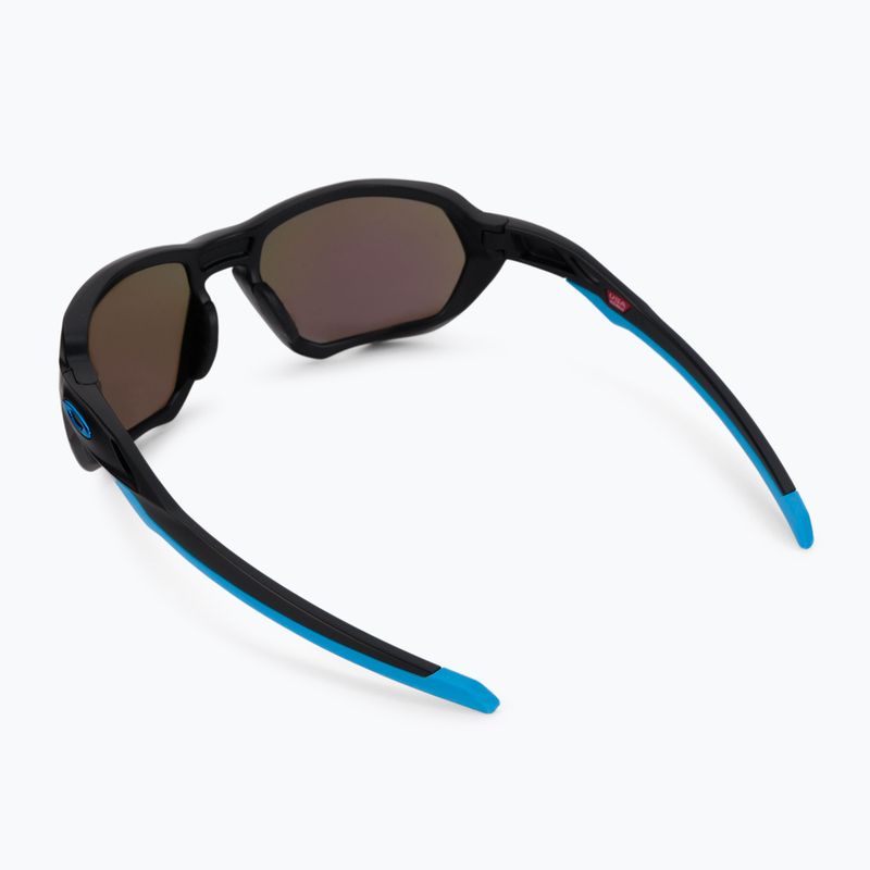 Occhiali da sole Oakley Plazma nero opaco/zaffiro polar 2