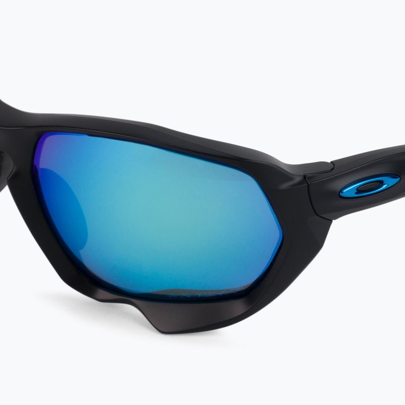 Occhiali da sole Oakley Plazma nero opaco/zaffiro polar 5