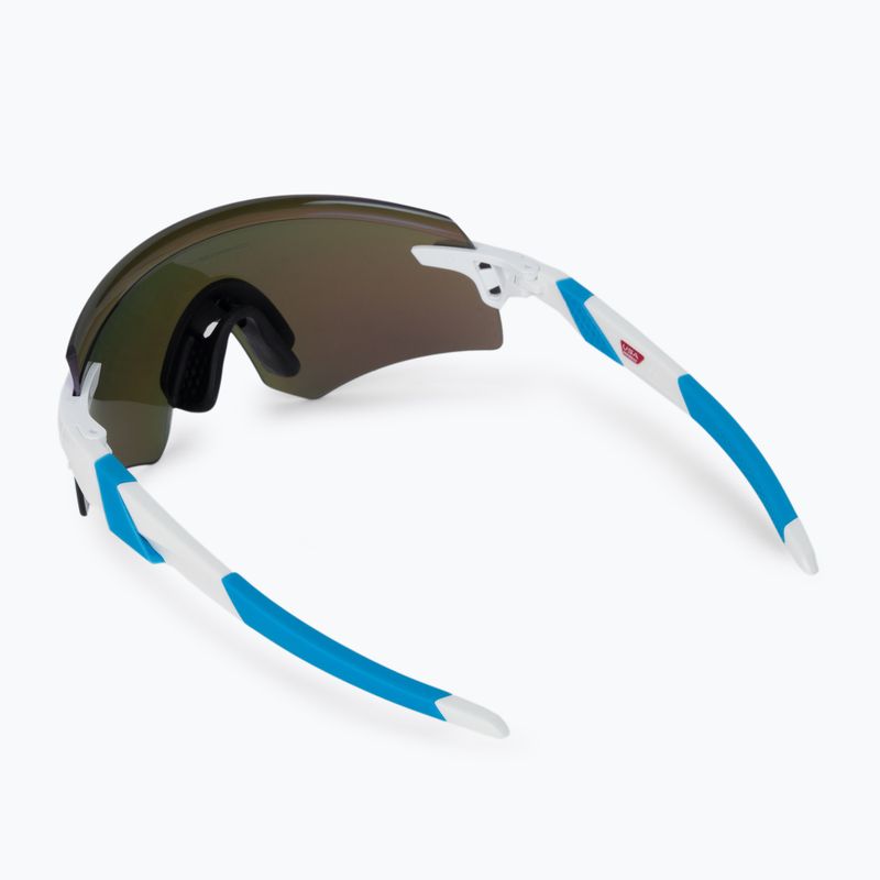 Occhiali da sole Oakley Encoder bianco lucido/prisma zaffiro 2