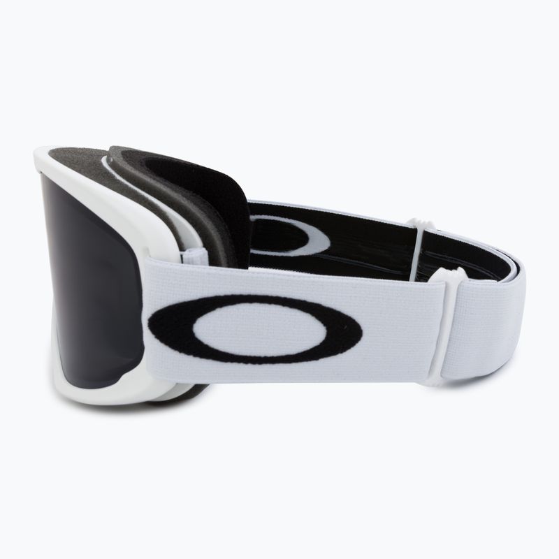 Occhiali da sci Oakley O-Frame 2.0 Pro M bianco opaco/grigio scuro 4