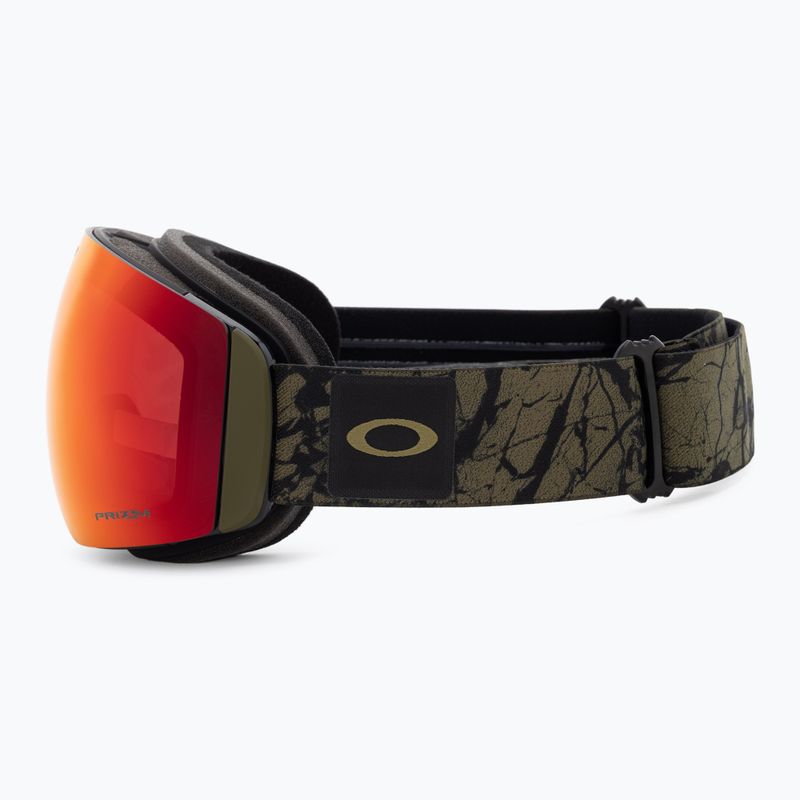 Oakley Flight Deck M spazzola scura crystal/prizm snow torch iridium occhiali da sci 4