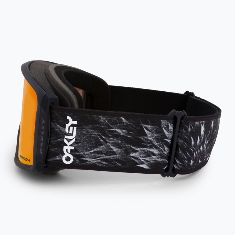 Oakley Line Miner L nero blaze/prizm snow torch iridium occhiali da sci 4