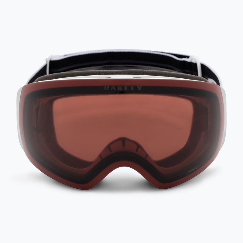 Occhiali da sci Oakley Flight Deck M bianco opaco/prizm granata 2