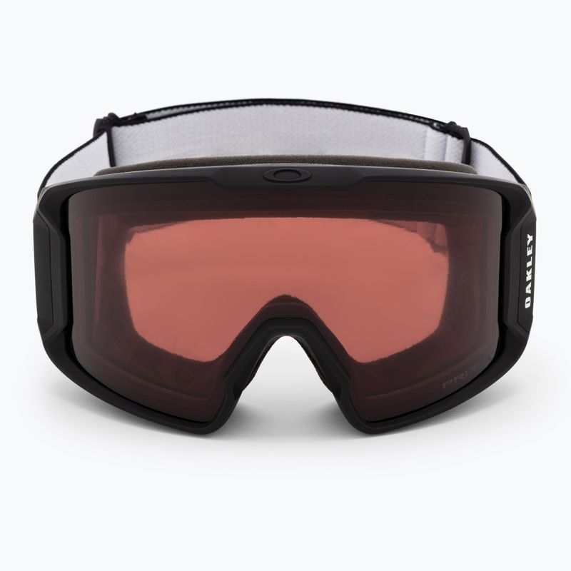 Occhiali da sci Oakley Line Miner L nero opaco/prizm granata 2
