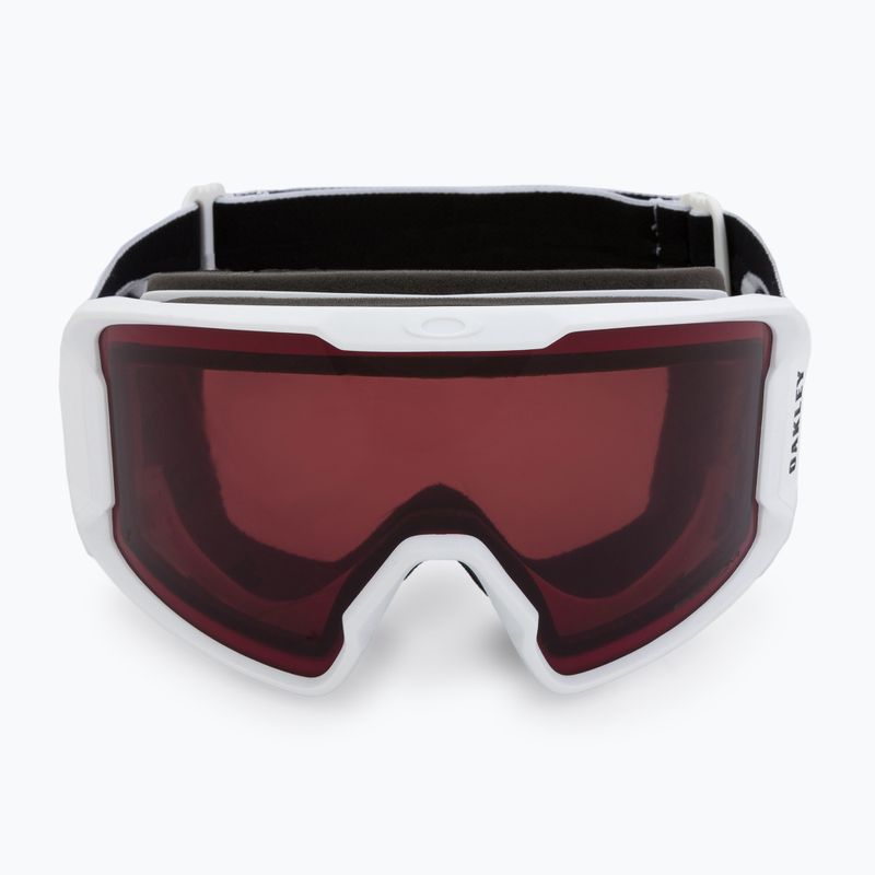 Occhiali da sci Oakley Line Miner L bianco opaco/prizm granato 2