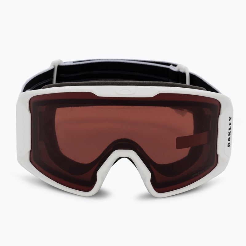 Occhiali da sci Oakley Line Miner M bianco opaco/prizm granata 2