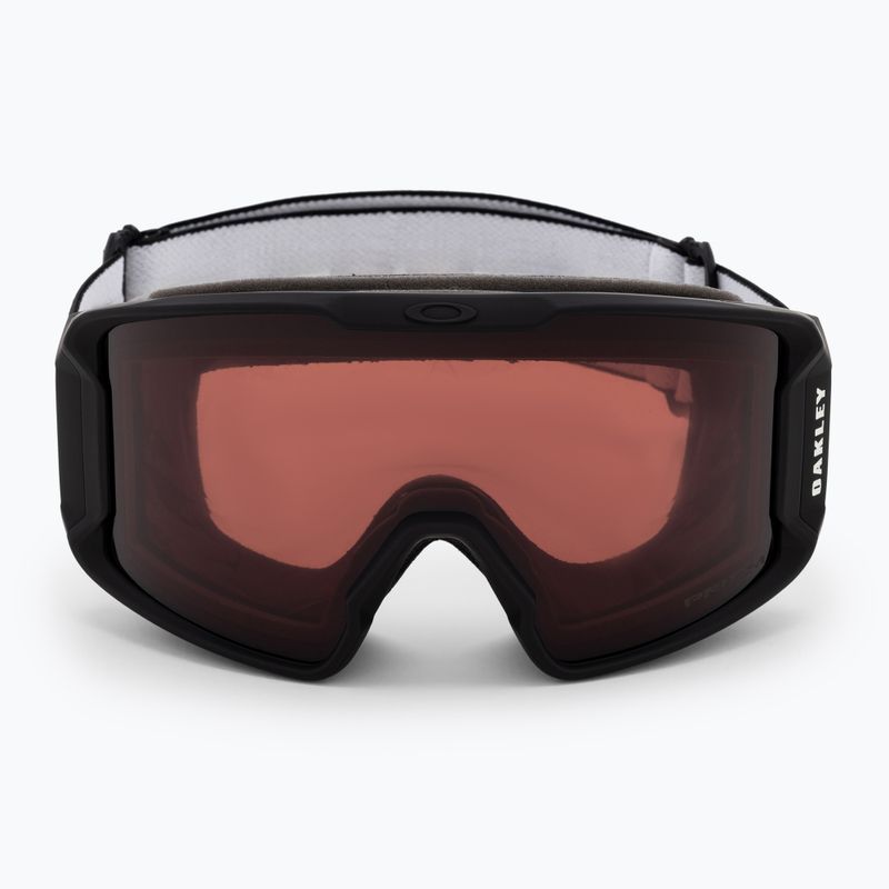 Occhiali da sci Oakley Line Miner M nero opaco/prizm granata 2