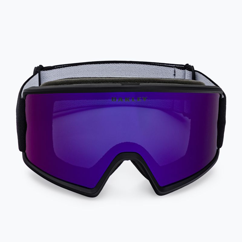 Occhiali da sci Oakley Target Line L nero opaco/viola iridium 2