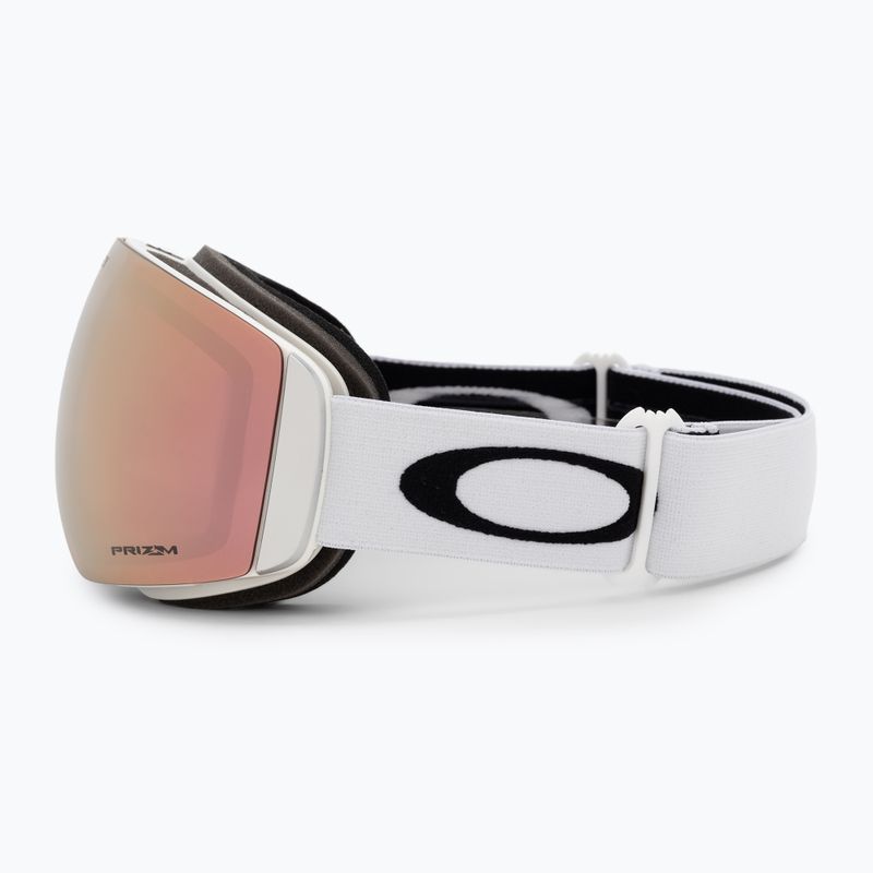 Occhiali da sci Oakley Flight Deck M bianco opaco/primo oro rosa iridium 4