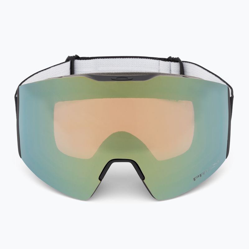 Occhiali da sci Oakley Fall Line M nero opaco/prizm oro salvia 2