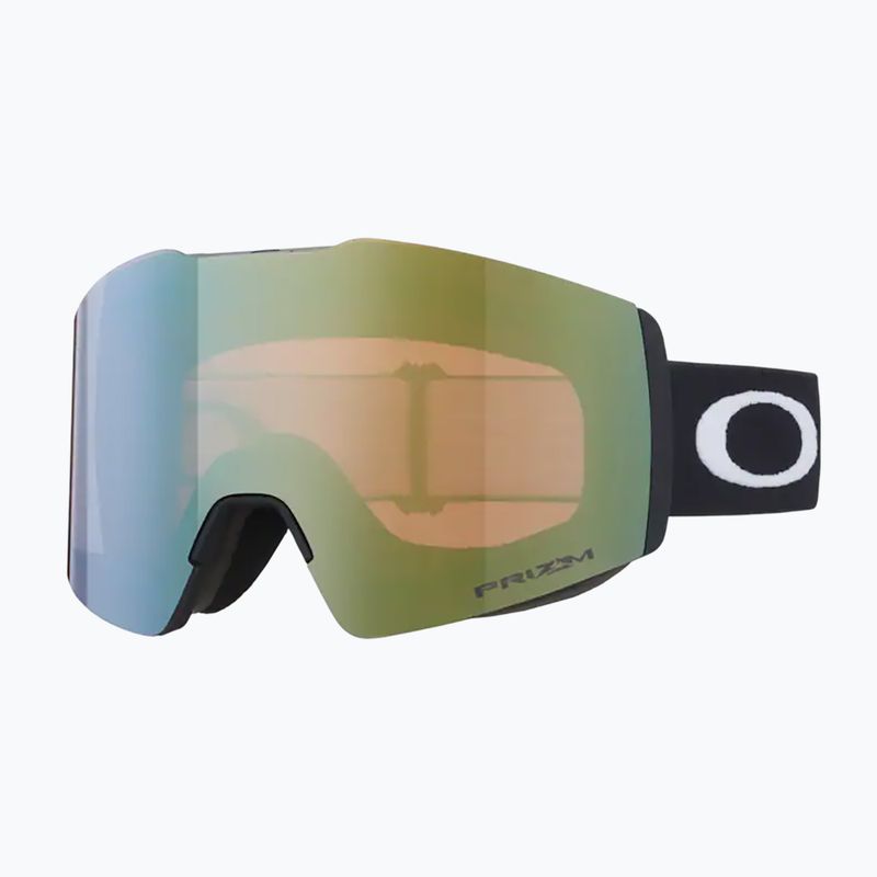 Occhiali da sci Oakley Fall Line M nero opaco/prizm oro salvia 5