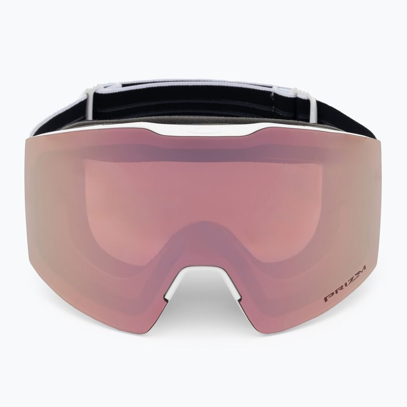 Occhiali da sci Oakley Fall Line M bianco opaco/prizm oro rosa 2