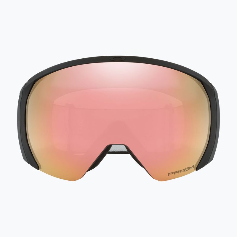 Occhiali da sci Oakley Flight Path L nero opaco/prizm oro rosa iridium 6