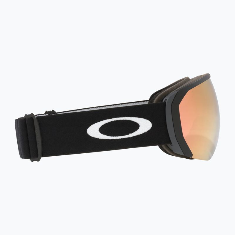 Occhiali da sci Oakley Flight Path L nero opaco/prizm oro rosa iridium 10