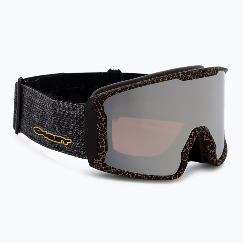 Oakley Line Miner L permanente sandbech sig/prizm neve nero iridium occhiali da sci