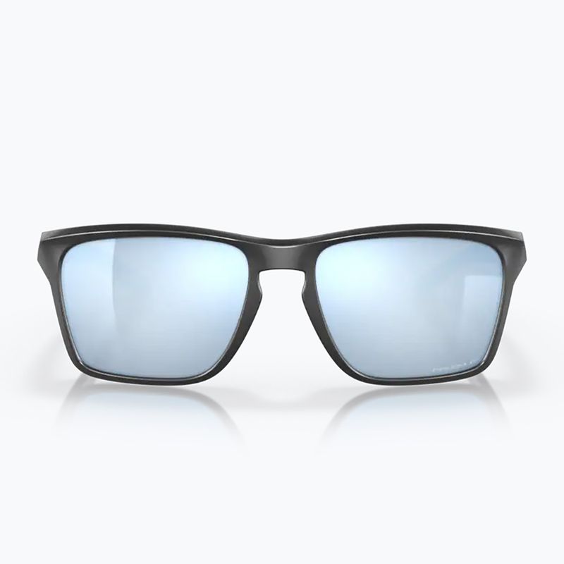 Occhiali da sole Oakley Sylas nero opaco/prizm deep water polarizzati 6