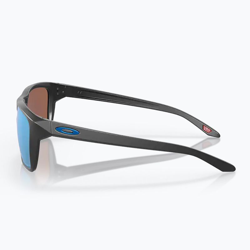 Occhiali da sole Oakley Sylas nero opaco/prizm deep water polarizzati 7