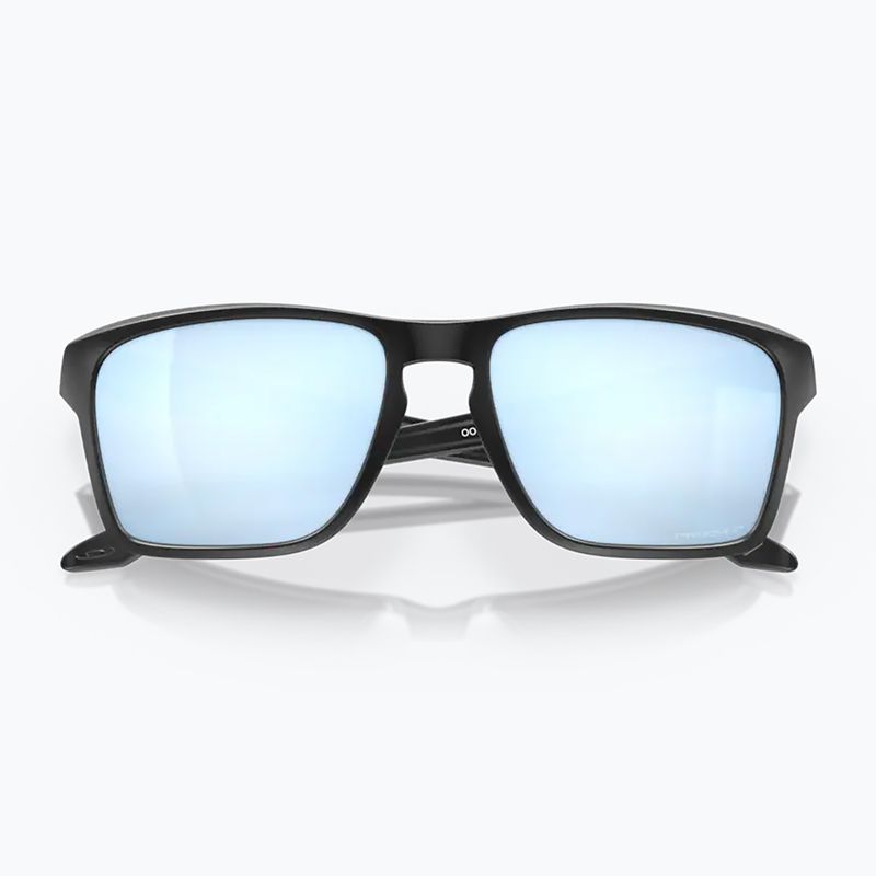 Occhiali da sole Oakley Sylas nero opaco/prizm deep water polarizzati 9
