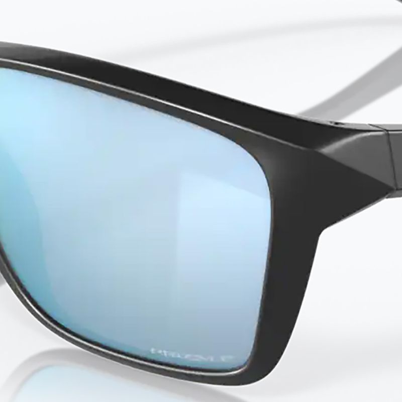 Occhiali da sole Oakley Sylas nero opaco/prizm deep water polarizzati 10