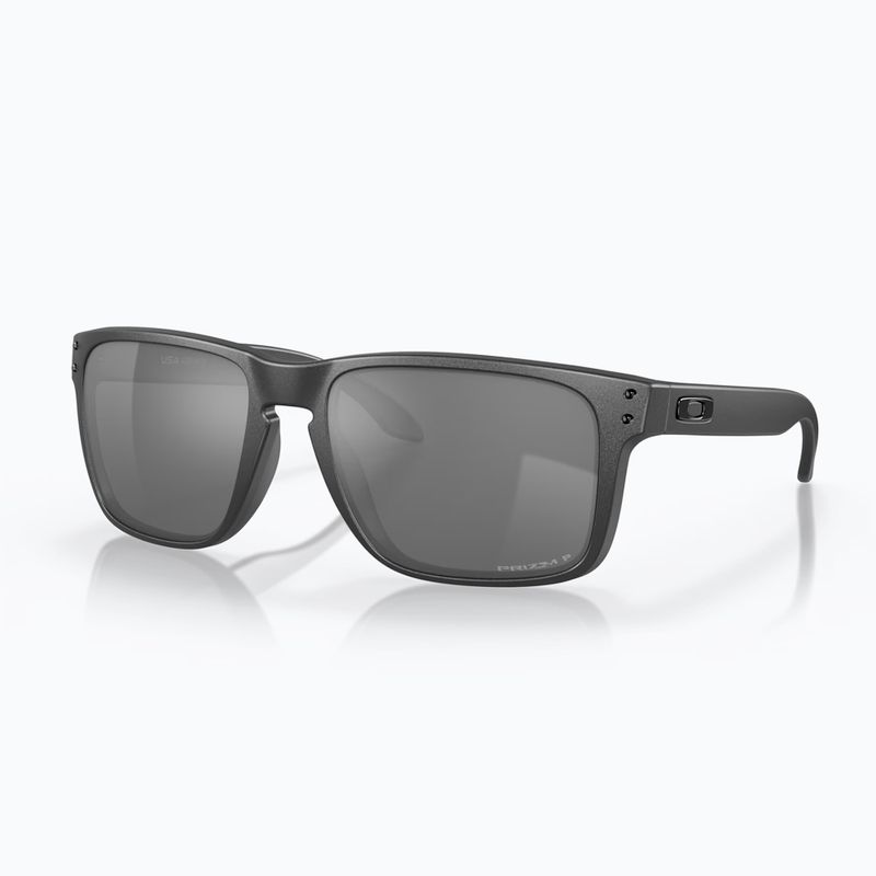 Occhiali da sole polarizzati Oakley Holbrook XL acciaio/prizm black