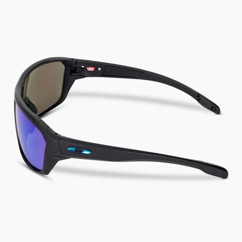 Occhiali da sole Oakley Split Shot nero opaco/zaffiro polarizzato 5