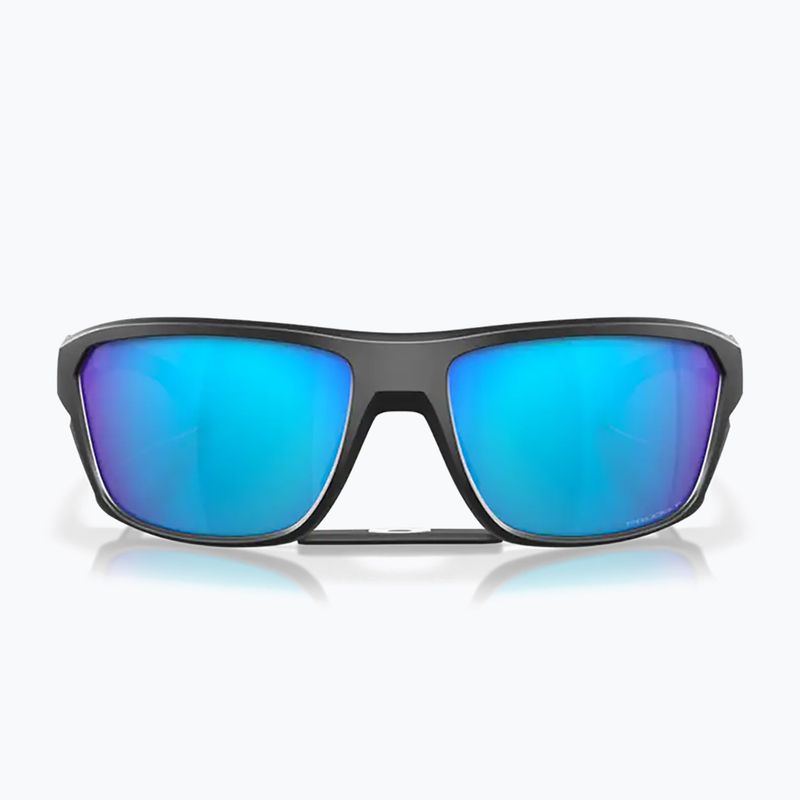 Occhiali da sole Oakley Split Shot nero opaco/zaffiro polarizzato 9