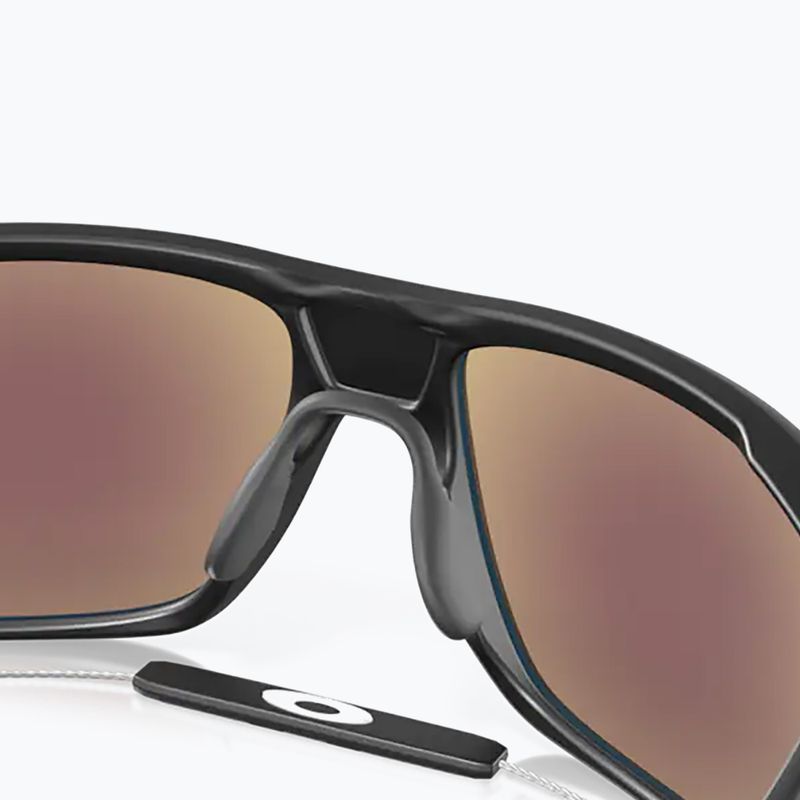 Occhiali da sole Oakley Split Shot nero opaco/zaffiro polarizzato 13