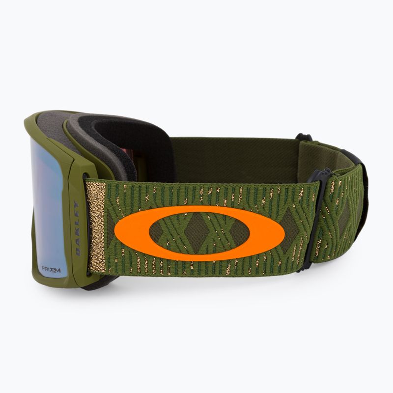 Oakley Line Miner L sammy carlson sig/prizm sage gold iridium occhiali da sci 4