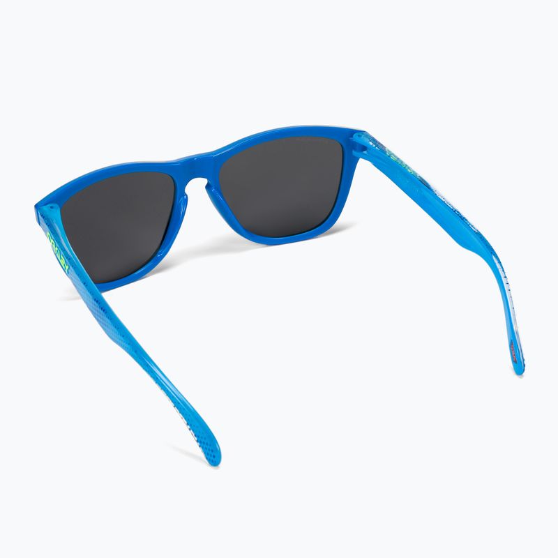 Occhiali da sole Oakley Frogskins hi res lucidati zaffiro/prizm black 2