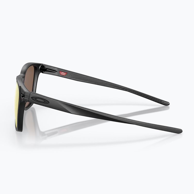 Occhiali da sole Oakley Ojector nero opaco/prizm 24k polarizzati 8