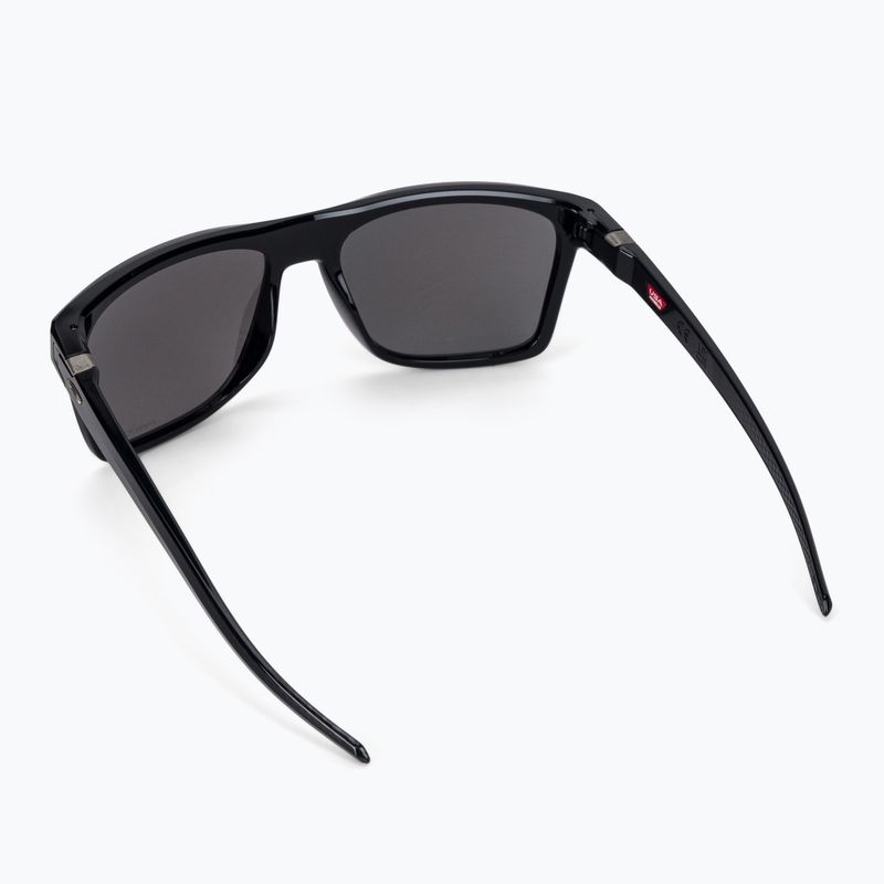 Occhiali da sole Oakley Leffingwell nero inchiostro/grigio prisma 2