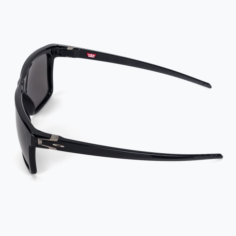 Occhiali da sole Oakley Leffingwell nero inchiostro/grigio prisma 4