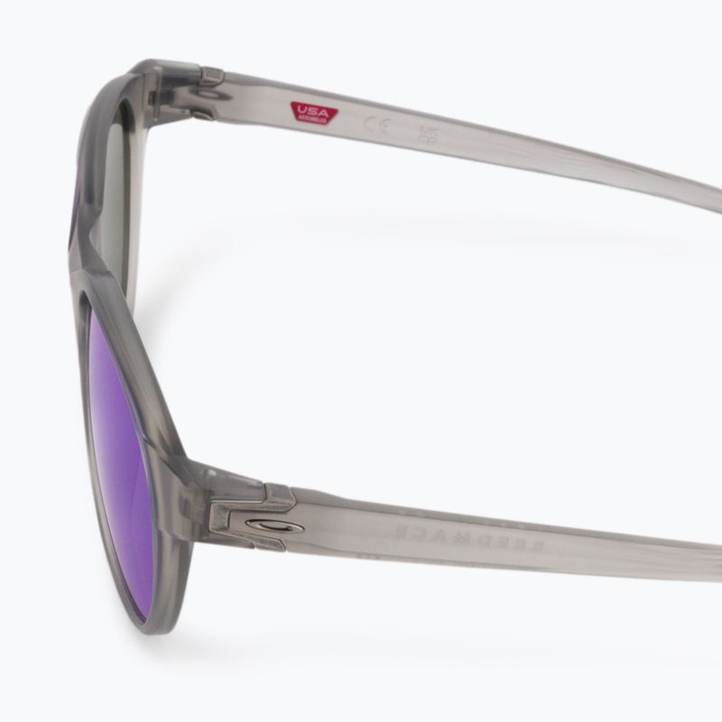 Occhiali da sole Oakley Reedmace inchiostro grigio opaco/ zaffiro Prizm 4