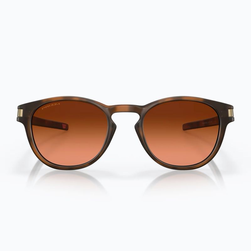 Occhiali da sole Oakley Latch marrone opaco tartaruga/prizm marrone sfumato 2