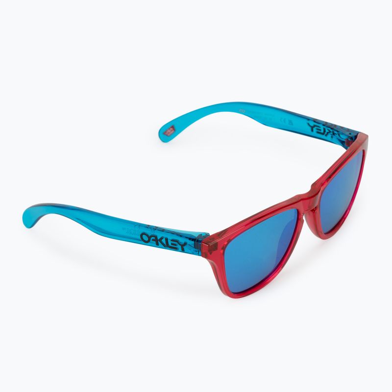 Occhiali da sole Oakley Frogskins XXS rosa acido/zaffiro per bambini