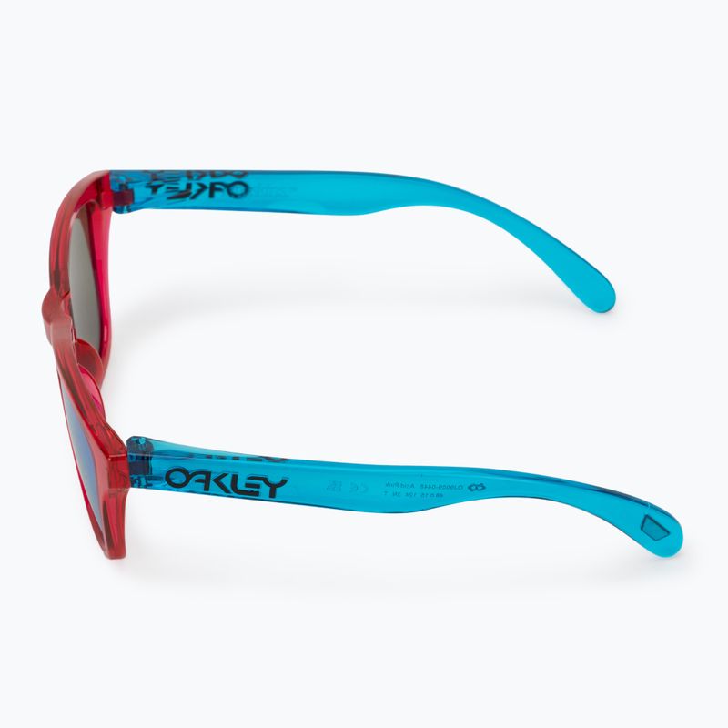 Occhiali da sole Oakley Frogskins XXS rosa acido/zaffiro per bambini 4