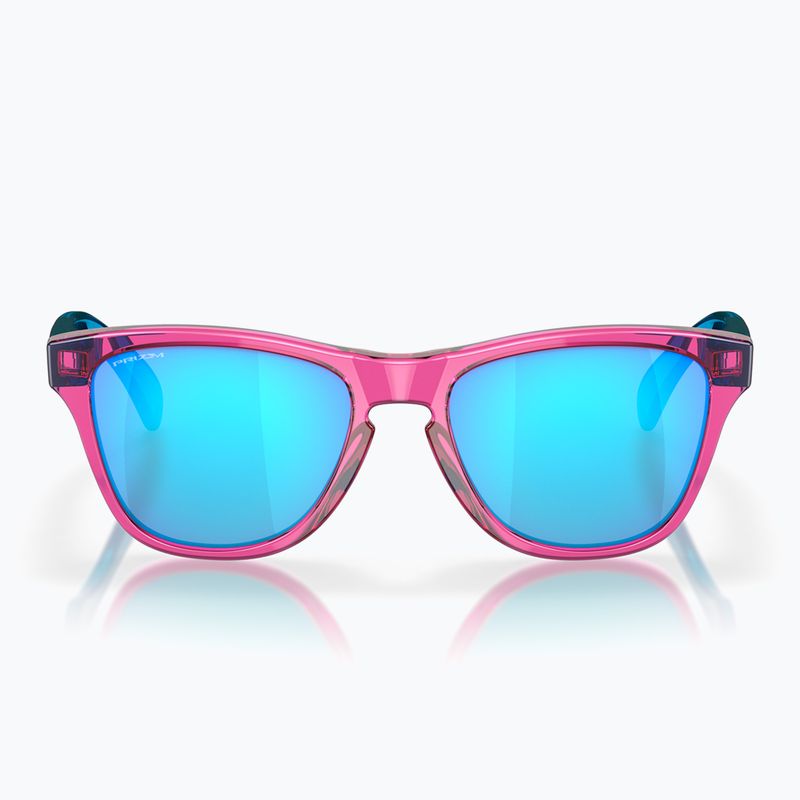 Occhiali da sole Oakley Frogskins XXS rosa acido/zaffiro per bambini 2