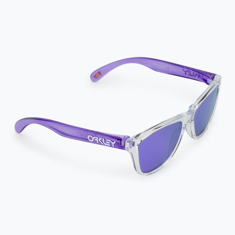 Occhiali da sole Oakley Frogskins XXS clear/prizm violet per bambini