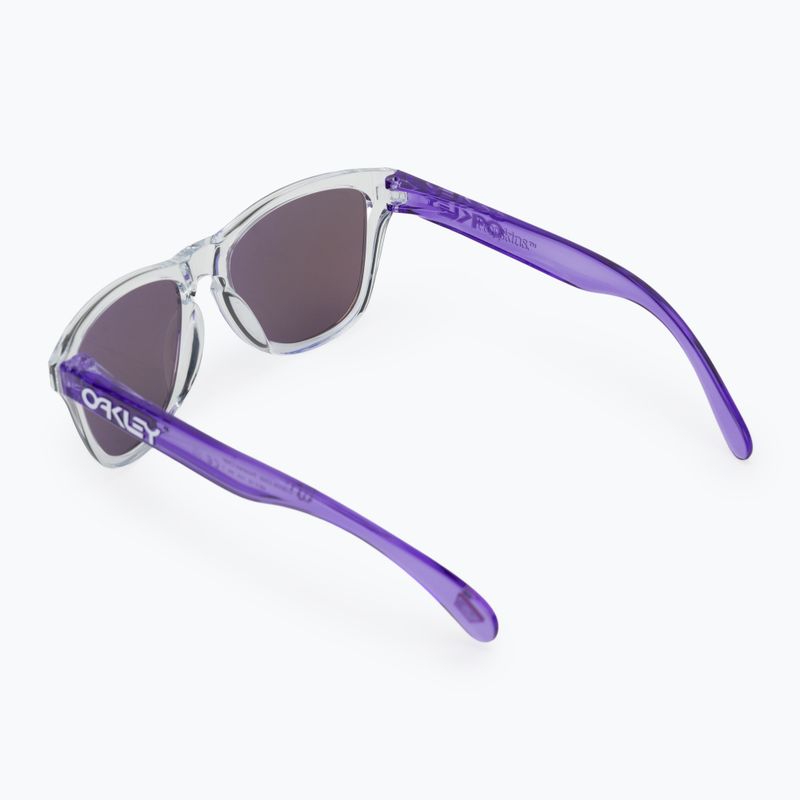 Occhiali da sole Oakley Frogskins XXS clear/prizm violet per bambini 2