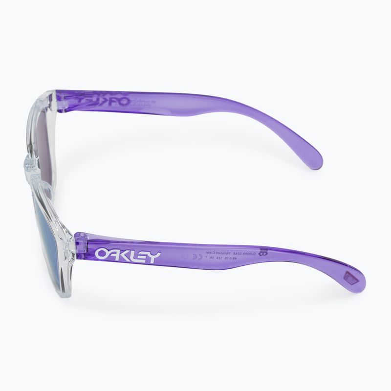 Occhiali da sole Oakley Frogskins XXS clear/prizm violet per bambini 4