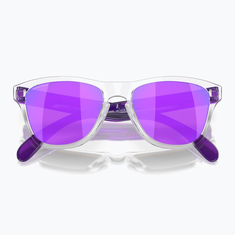 Occhiali da sole Oakley Frogskins XXS clear/prizm violet per bambini 5
