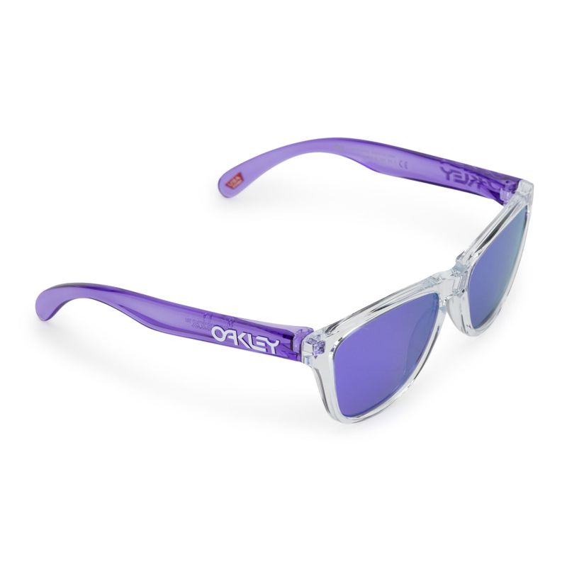 Occhiali da sole Oakley Frogskins XXS clear/prizm violet per bambini 11