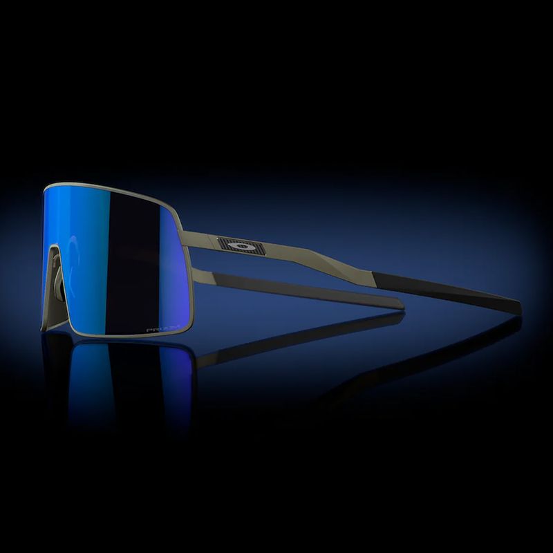 Occhiali da sole Oakley Sutro Ti satin lead/prizm sapphire 8