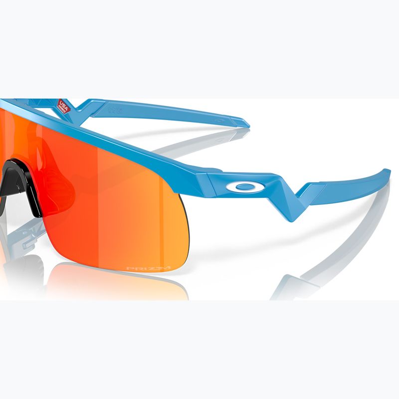 Occhiali da sole per bambini Oakley Resistor sky blue/prizm ruby 11