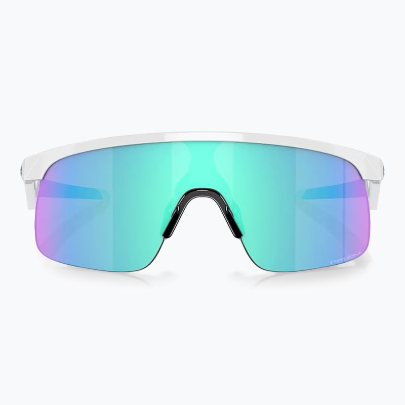Occhiali da sole Oakley Resistor bianco lucido/zaffiro per bambini 2