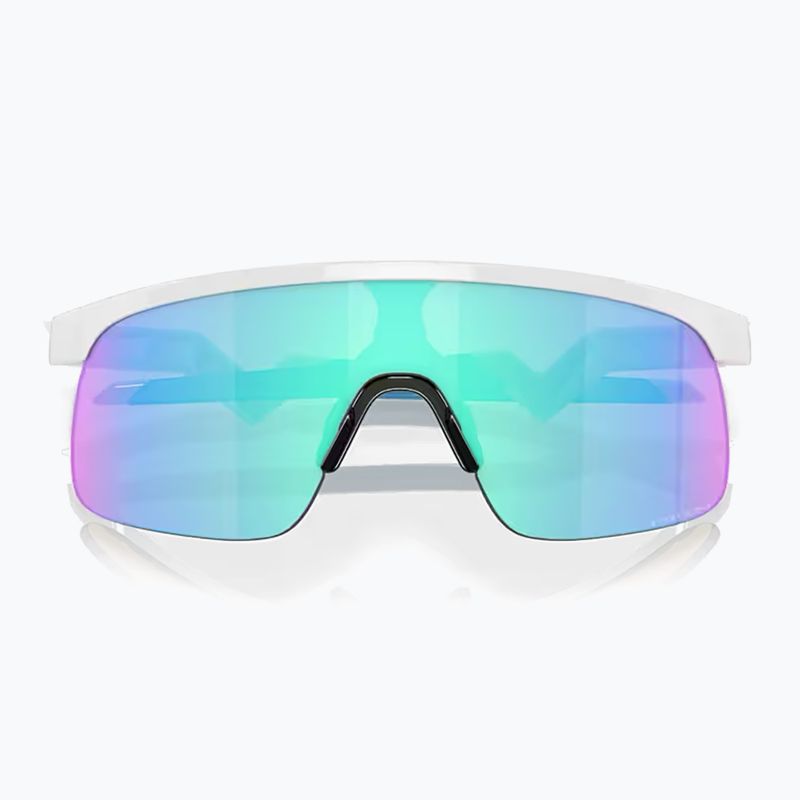 Occhiali da sole Oakley Resistor bianco lucido/zaffiro per bambini 3